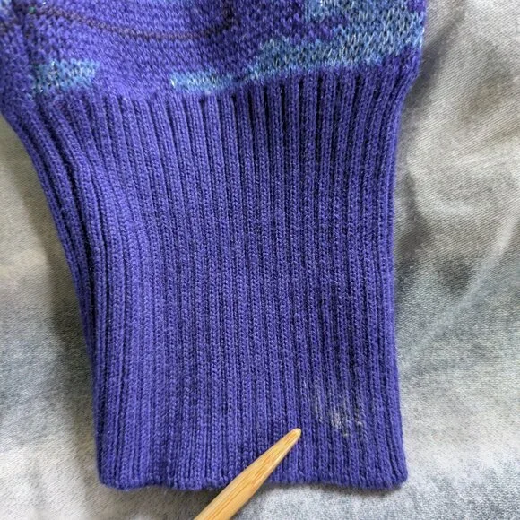 Mukzin surreal sweater eye flower psychedelic landscape pink blue - Picture 7 of 7